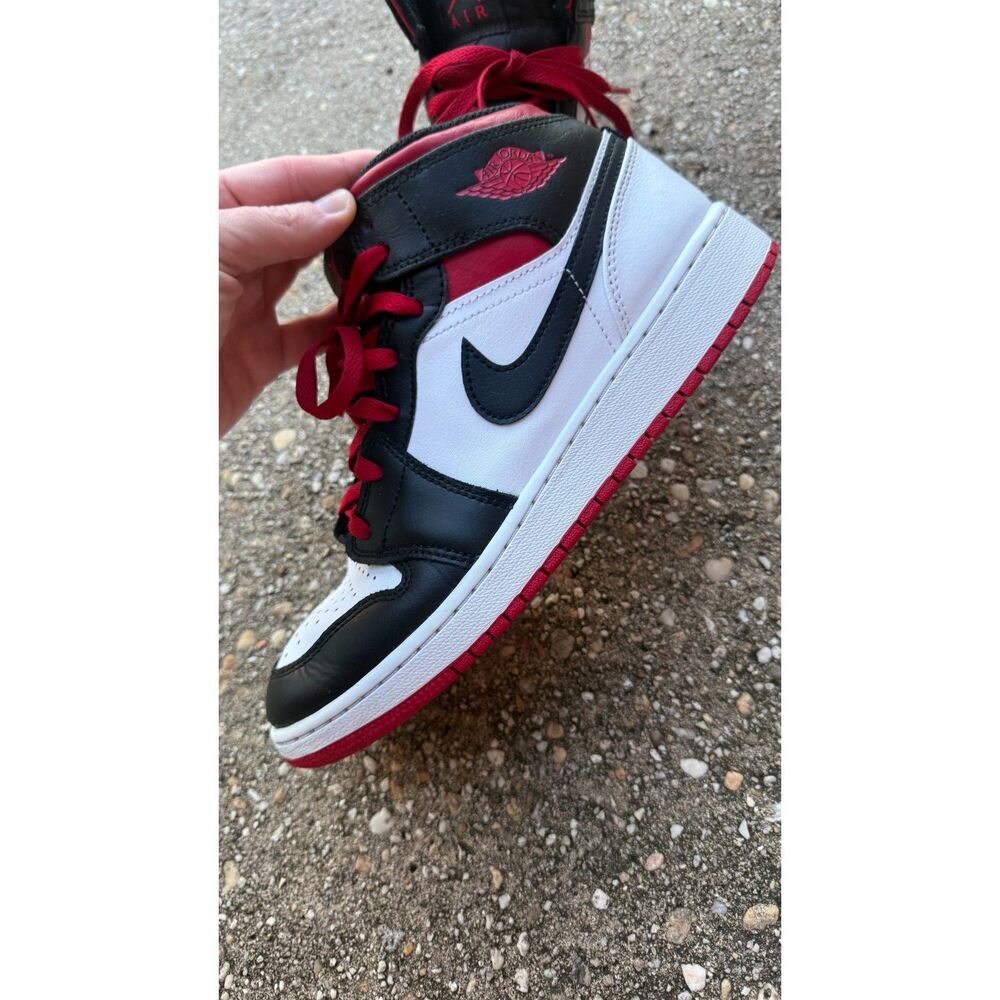 Nike Jordan Air Black and Red High tops